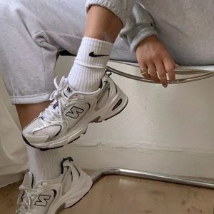 NEW BALANCE 530 white/navy size mens 8